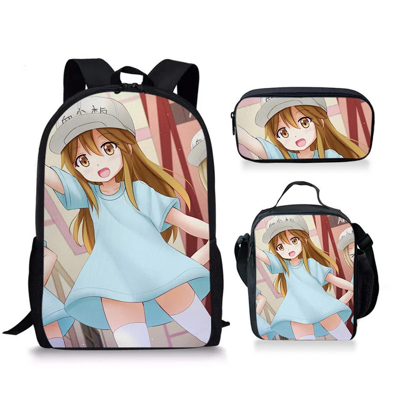 

Hip Hop Popular Novelty Funny Platelet Game 3D Print 3pcs/Set pupil School Bags Laptop Daypack Backpack Lunch bag Pencil Case