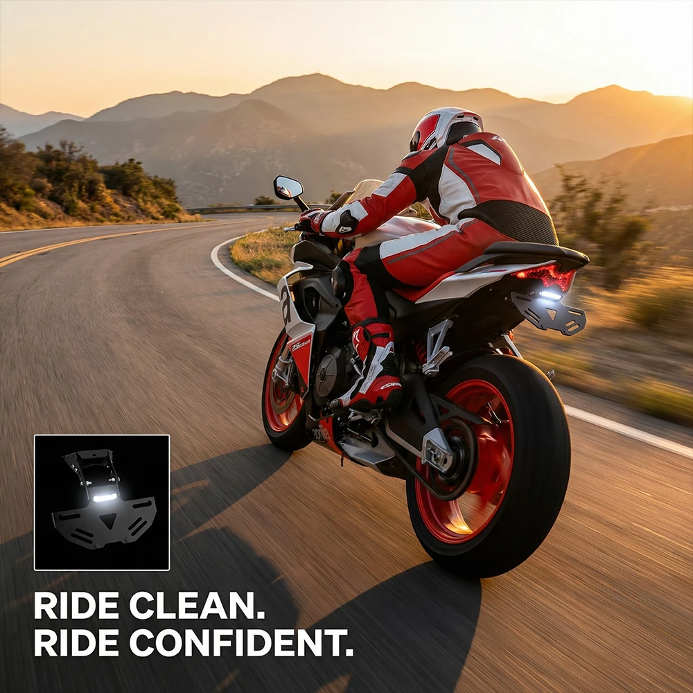 New Motorcycle Tail Tidy License Plate Holder Fender Eliminator Accessories For RS660 Tuono 660 RSV4 Tuono V4 2020-2025 Factory
