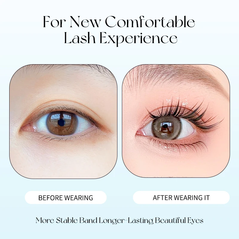 10 行 60 クラスター自己粘着まつげクラスターまつげ接着剤なし個別まつげソフトまつげクラスター再利用可能