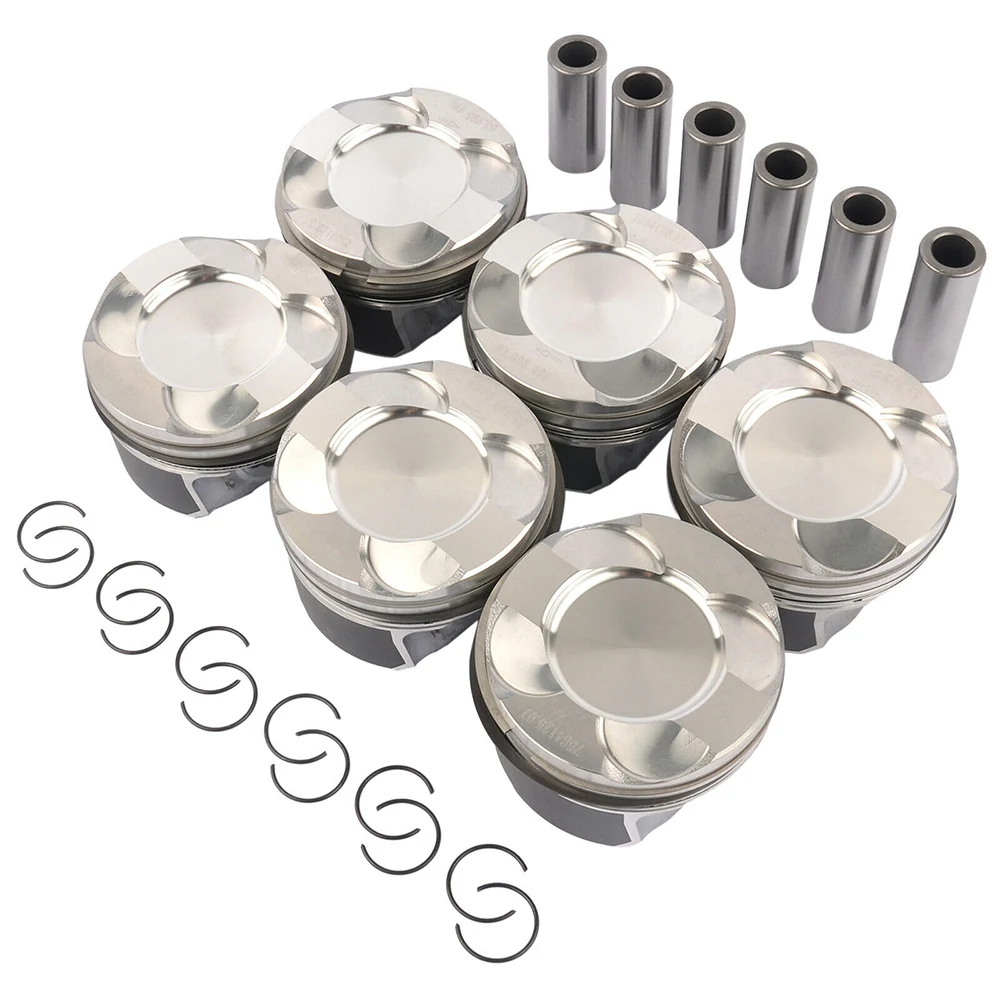 

6pcs Pistons Rings Set For BMW F20 F21 F30 F10 X3 X4 X5 X6 N55B30 N55B30A 11258619196 11257610297 11257610298 11257589824 Φ84mm