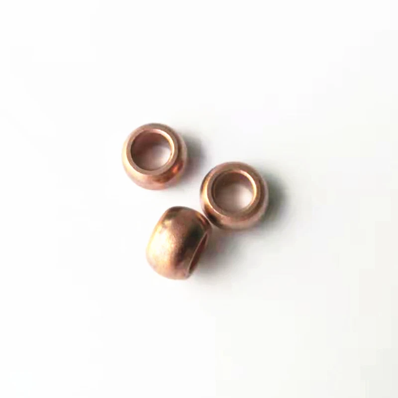 10pcs metallurgia delle polveri cuscinetto a olio sferico 6*11*7mm cuscinetto a sfere manicotto in rame