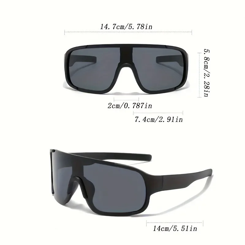 Winter Winddichte Skibrille Outdoor-Sportbrille Staubdichte Fahrradbrille mit Linsenrahmen Sonnenbrille – Detail 6