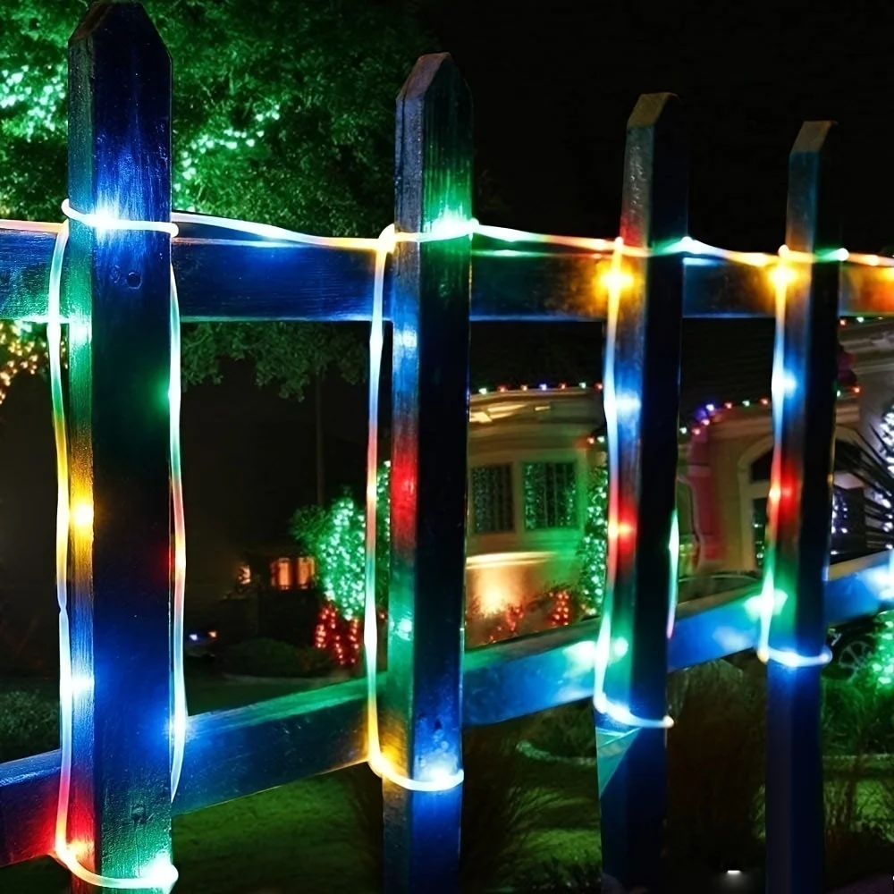 

Solar Rope Light Waterproof Outdoor LED ‎Solar Fairy Light for Party Garden Home Wedding Christmas Holiday Tree Decor Lighting