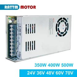 350W 400W 500W Switch DC Power Supply 24V 36V 48V 60V 70V Single Output for CNC Router Foaming Mill Cut Laser Engraver Plasma