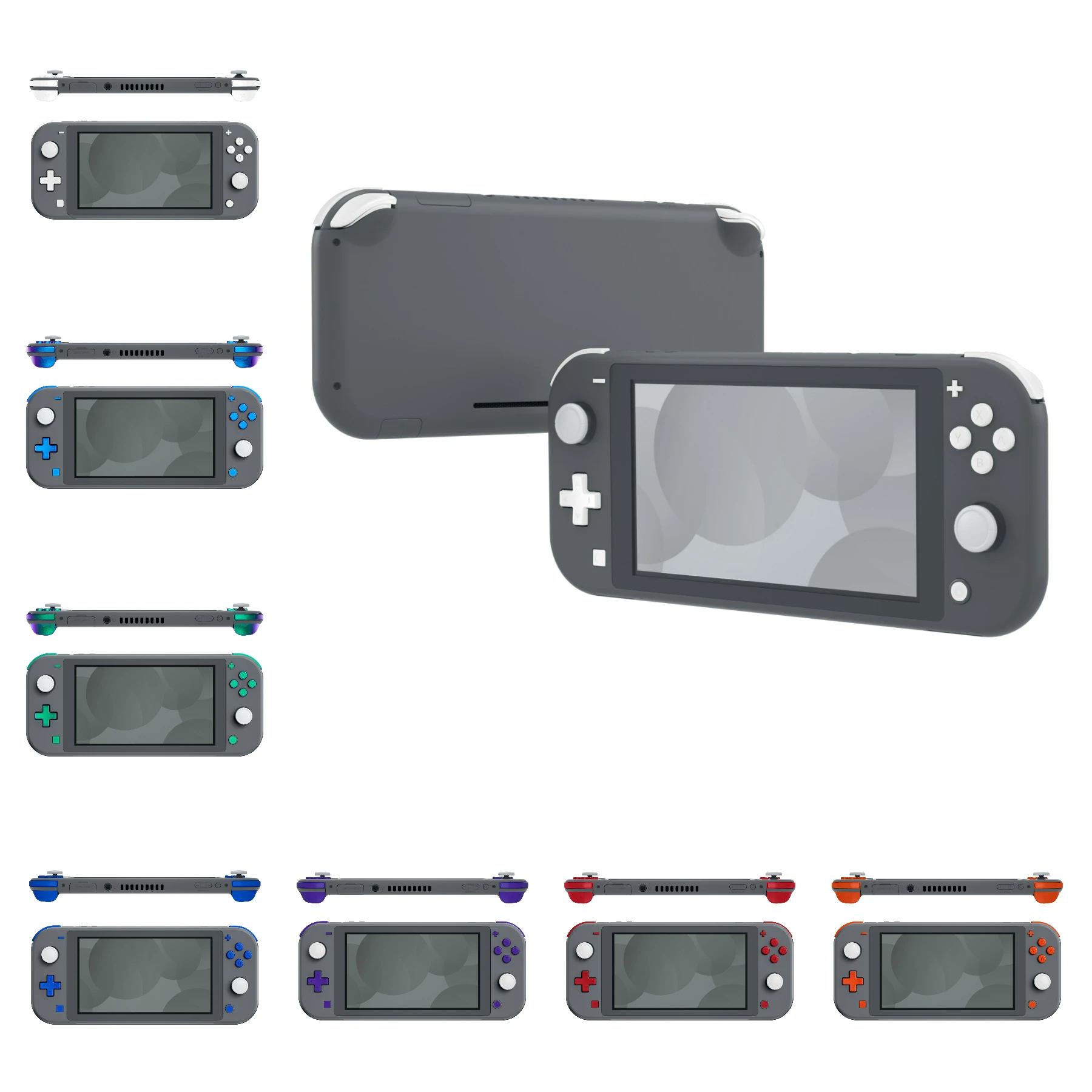 eXtremeRate Full Set Buttons Repair Kits with Tools for NS Switch Lite Replacement ABXY Home Capture Keys Dpad L R ZL ZR Trigger