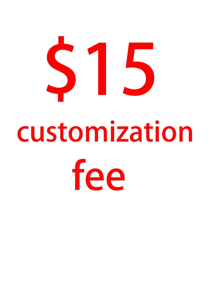 $15 Customization Fee Faux Pu Leather Material
