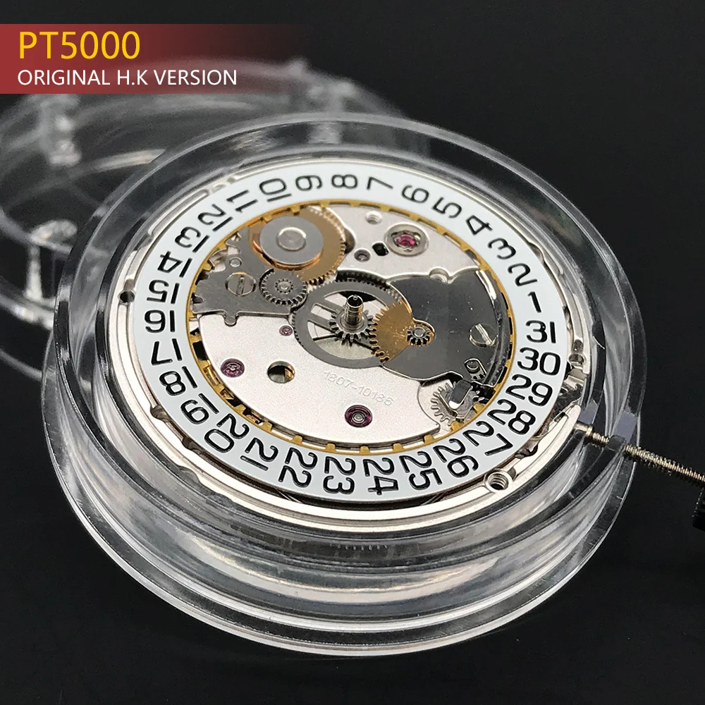 Genuine H.K PT5000 Automatic Mechanical Movement Gold/Silver Version Top Clone 2824-2 High Accuracy 25 Jewels