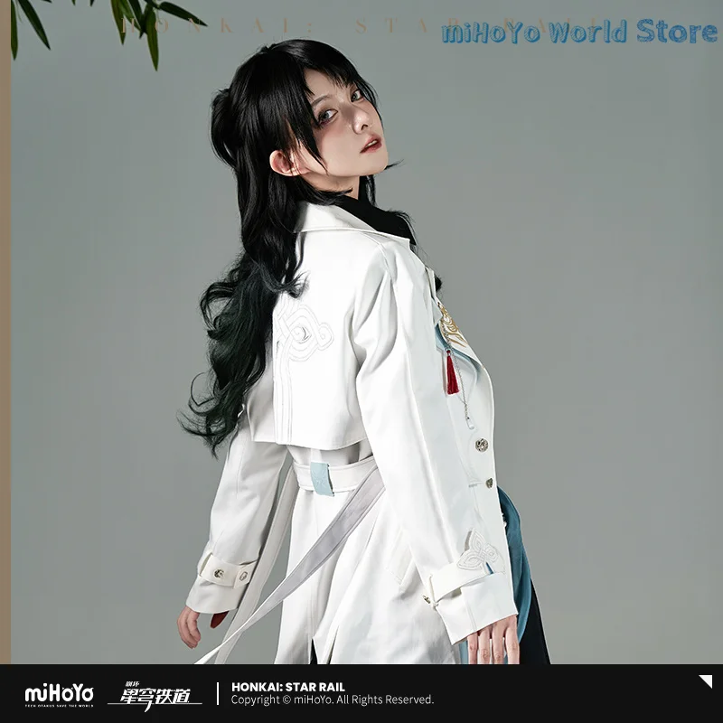 [Originale] Feixiao Cappotto MiHoYo Honkai Star Rail Giacca a vento Feixiao Tema Impressione Serie Cappotto lungo Costume Doujin Cosplay