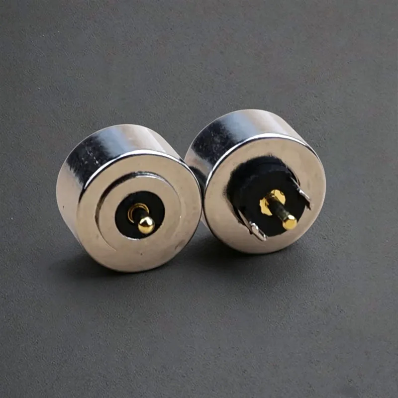 5/6/7/8/10mm Circular Magnetic 2Pin Male And Female Pogo Pin Connector 12V 2A Gold-plated For DIY Charging Of Smart Watches view 3