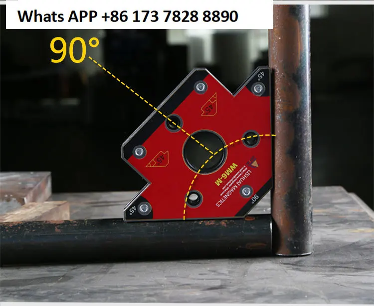 Lishuai WM6 Arrow-shaped Magnetic Welding Holder Magnetic Positioning Outer Angle Fixture