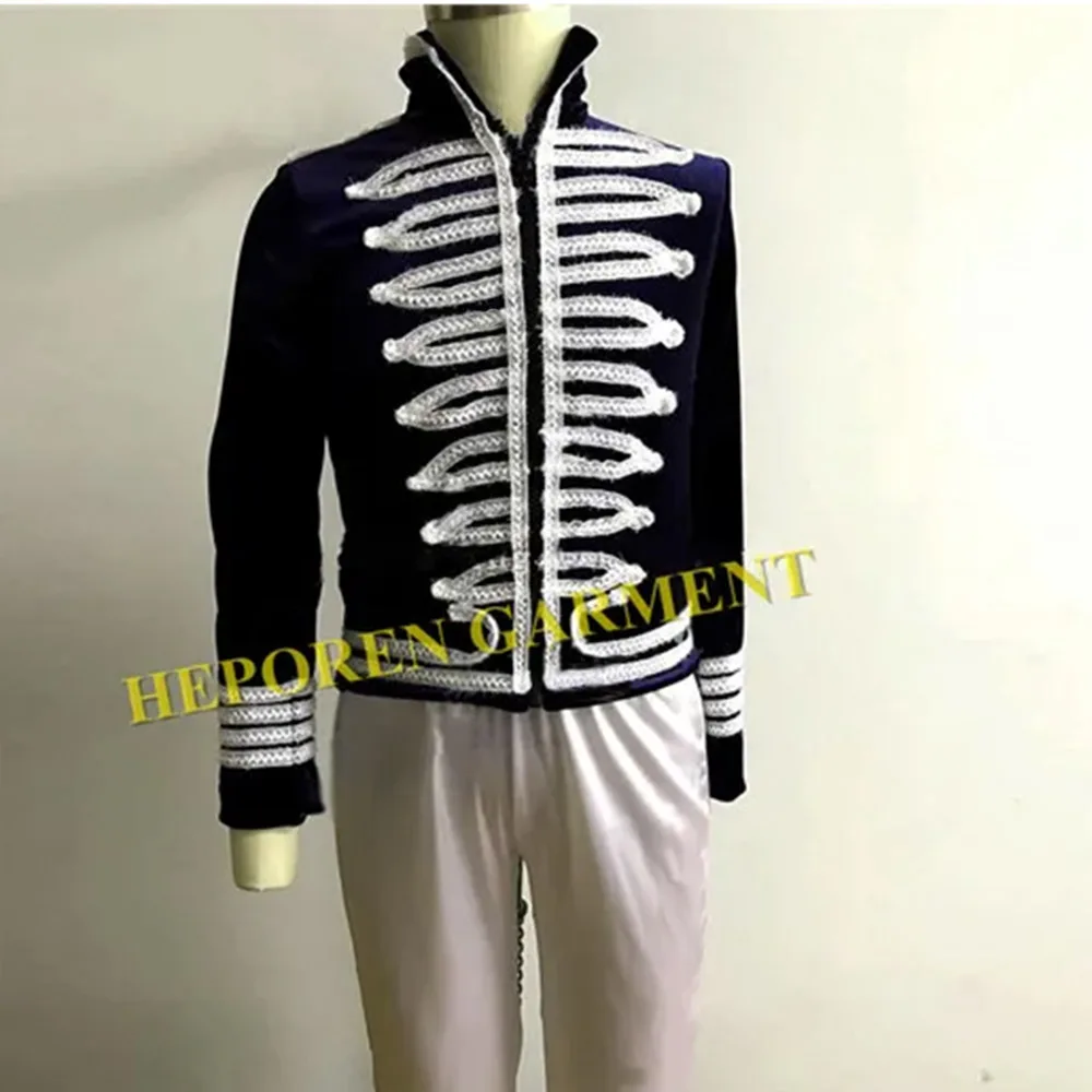 

Custom Made Professional Ballet Top Jacket and Trousers For Men Military Uniform,Classical Ballet Costumes Outfit Drop Ship