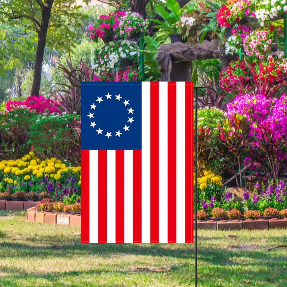 American Garden Flag Trump Garden Flag Trump 2024 Campaign Flag Double-sided Outdoor Garden Banner Made Usa Heavy Duty 3 Ply