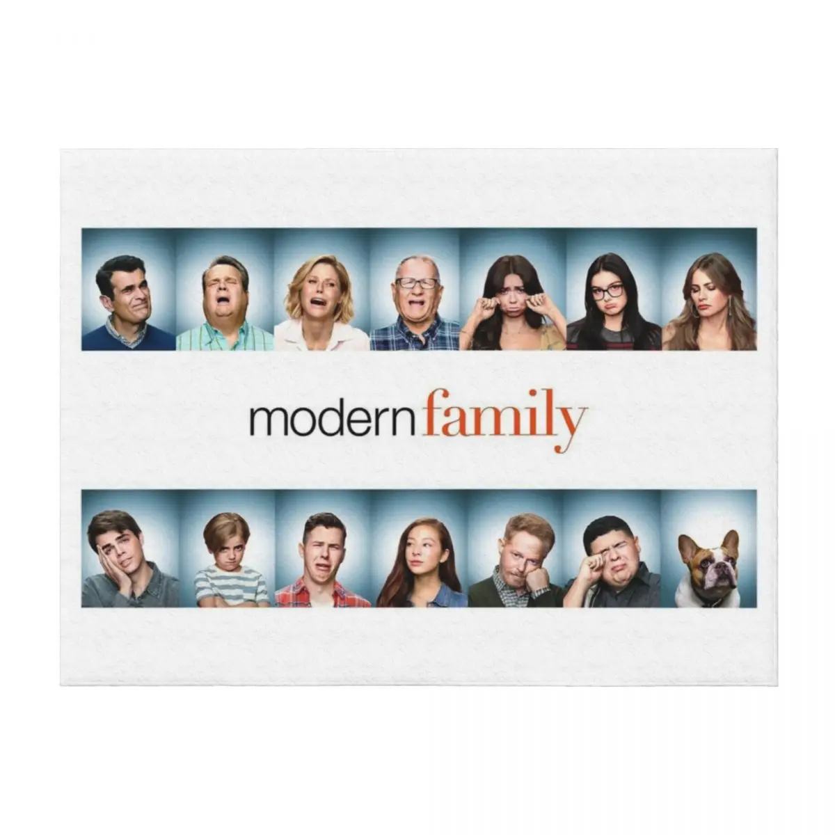 

Modern Family Throw Blanket Flannels funny gift Blankets Sofas Of Decoration Multi-Purpose Blankets