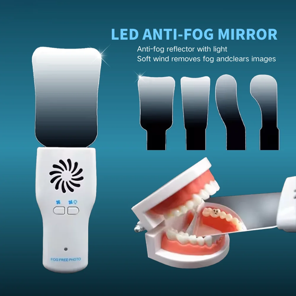 

Зеркало стоматологическое антизапотевающее, из нержавеющей стали, для фотографии, с 4 зеркалами, инструмент для стоматологии