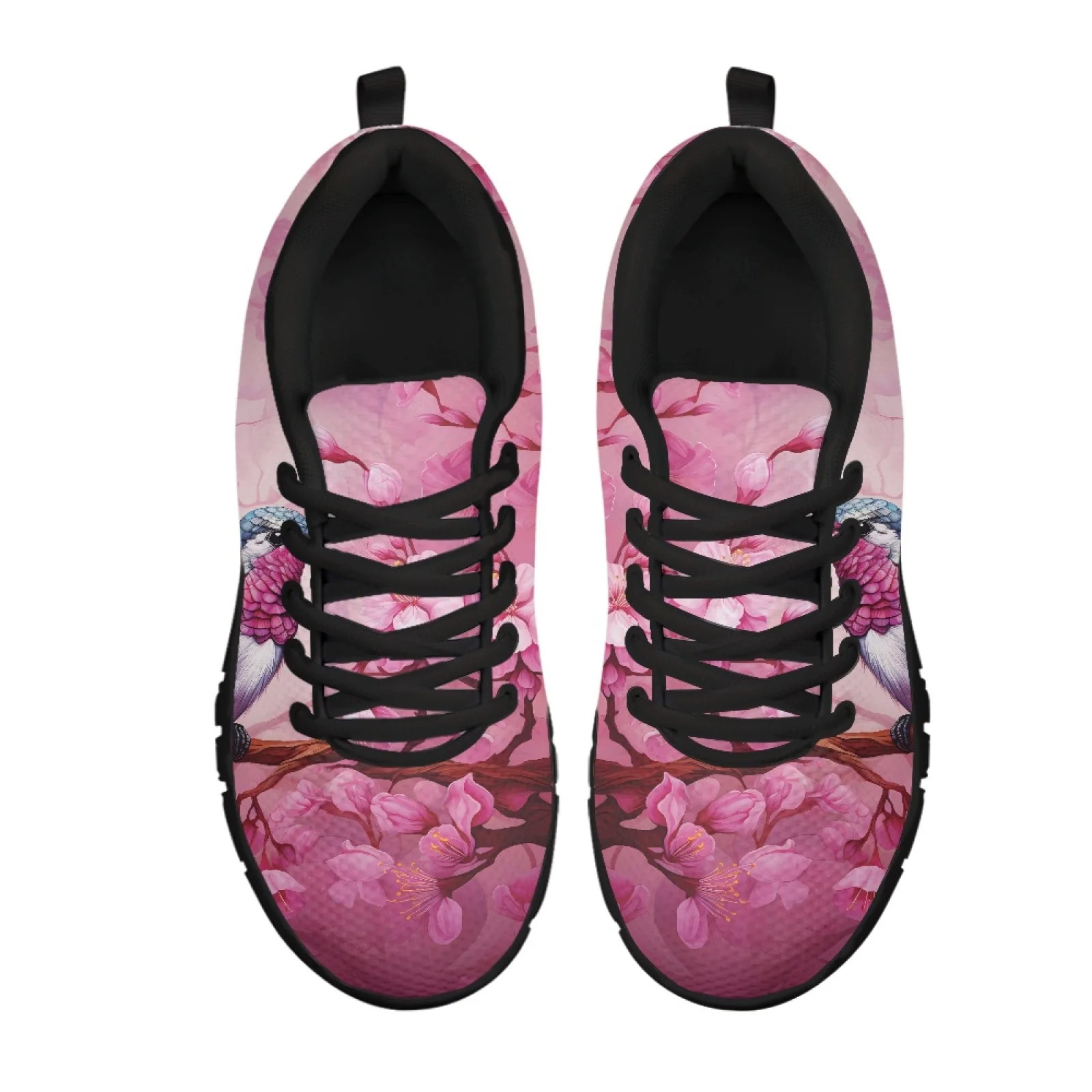 Coloranimal Hummingbird Men Cushioned Jogging Shoes for Long Standing Hospital Floor Wear-Resistant Athletes Running Shoes
