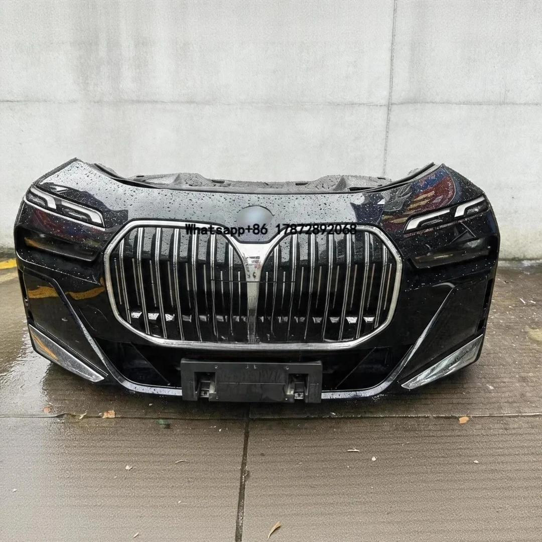 For  7 Series I7 G70 2023 2024 2025 2026 Front End Nose Cut Assembly Bumper with Split Headlight Radiator  Auto Parts