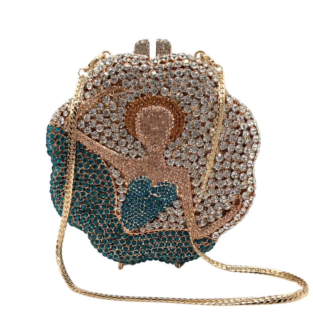 Diamond-encrusted Dinner Bag Hollow Diamond Women's Banquet Clutch Bag Rhinestone Bolsos De Mujer Tendencia Designer Luxury Bags