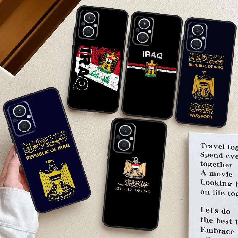 Iraqi Iraq Flag Case For OPPO Reno 7 Lite 8 4 5 6 10 2Z 4Z 5Z 8T OPPO Find X5 X6 Pro X2 X3 Lite Neo Cover