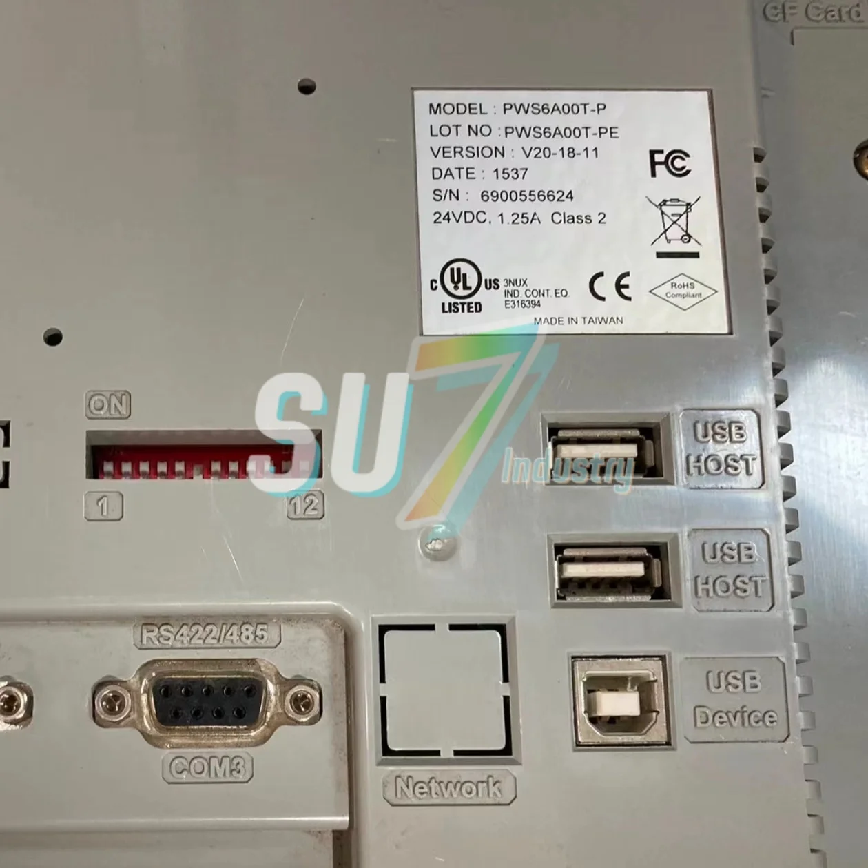 Ekran dotykowy Nowy oryginał SP14Q002-B1 PWS6A00T-P PWS1711-STN