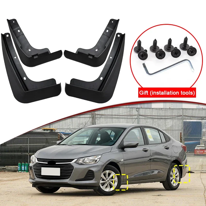 

Car Styling For Chevrolet ONIX 2020-2022 2023 Car Mud Flaps Splash Guard Mudguards MudFlaps Front Rear Fender Auto Accessories