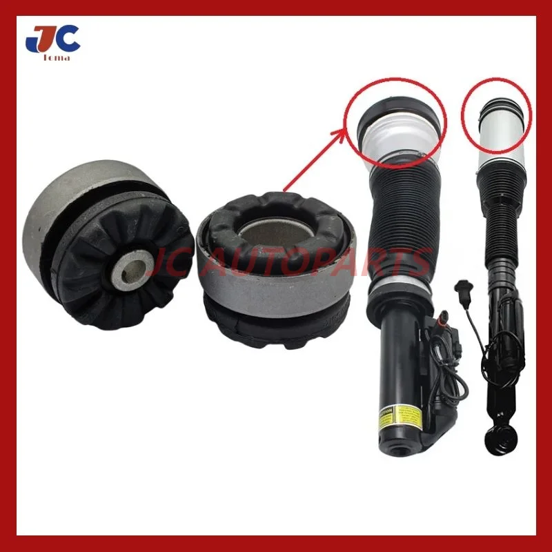 Front Rear Rubber Top Mounting For Mercedes Benz W221 S350 S500 Air Suspension Parts 2213205513 2213202113