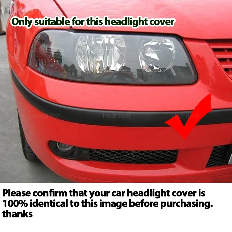 For Volkswagen VW Gol G3 Saveiro Pointer 2000-2004 Auto Accessory Replace Transparent Lights Shell Headlight Housing