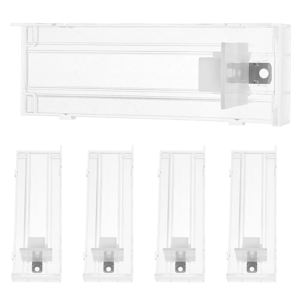 

5pcs Automatic Cigarette Pusher Transparent Plastic Drink Organizer Shelf Spring Loaded Dispenser Self-Pushing Beverage Can