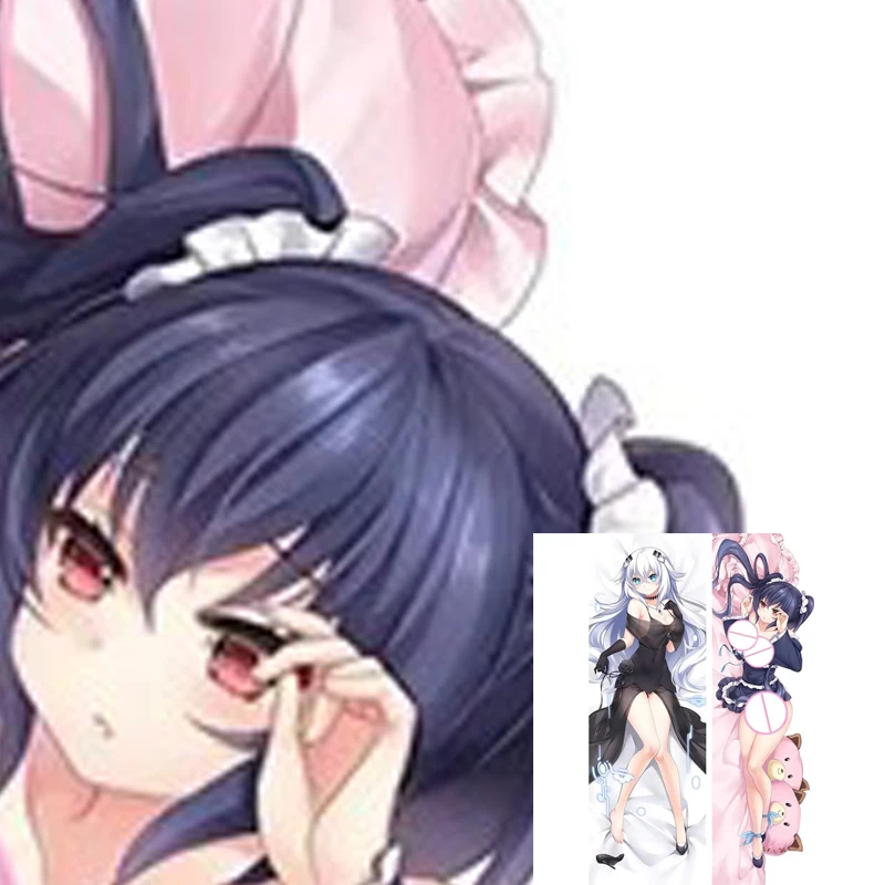 

Dakimakura Anime Pillow Cover Noire Double Sided Print 2Way Bedding Gifts