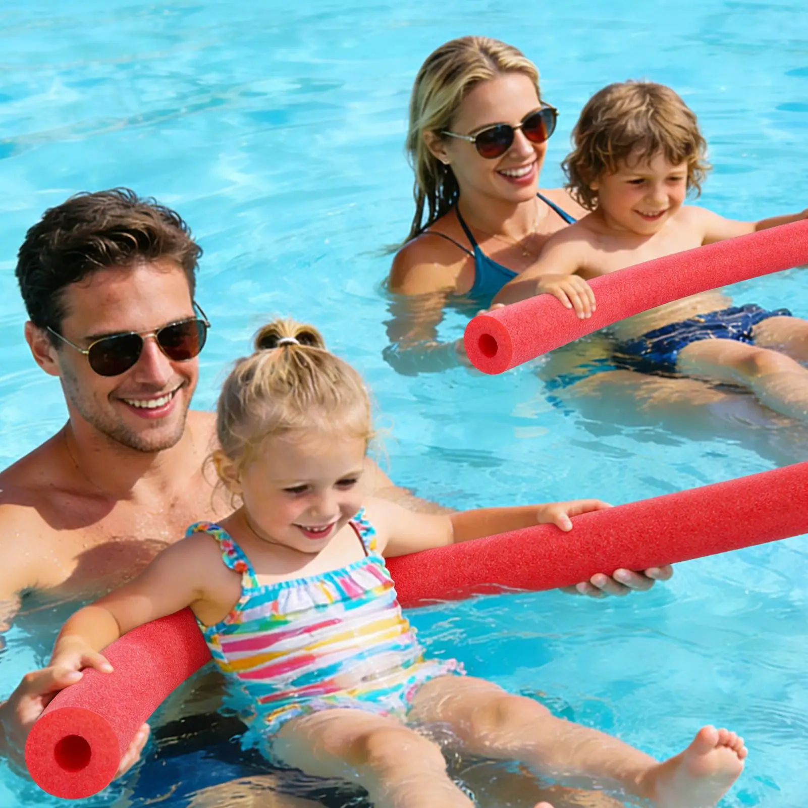 Pool Toy Hollow Floating Water Exercise Aid Pool Float Noodles for Children Boys Girls Adults Family Party Decor Home Outdoor view 4