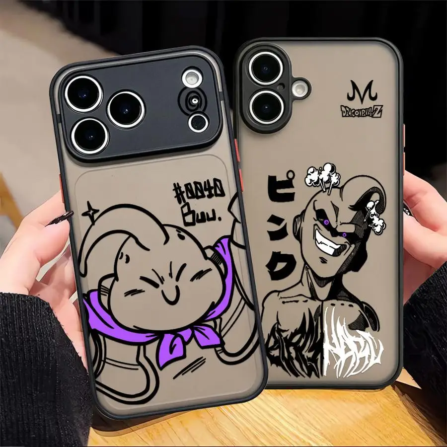 Чехол D-Dragon Balls Majin Buu для iPhone 17 Pro Max 13 Mini 7 8 SE 12 11 16 Plus 14 XS XR 17e 15 Air Funda, задняя крышка для телефона