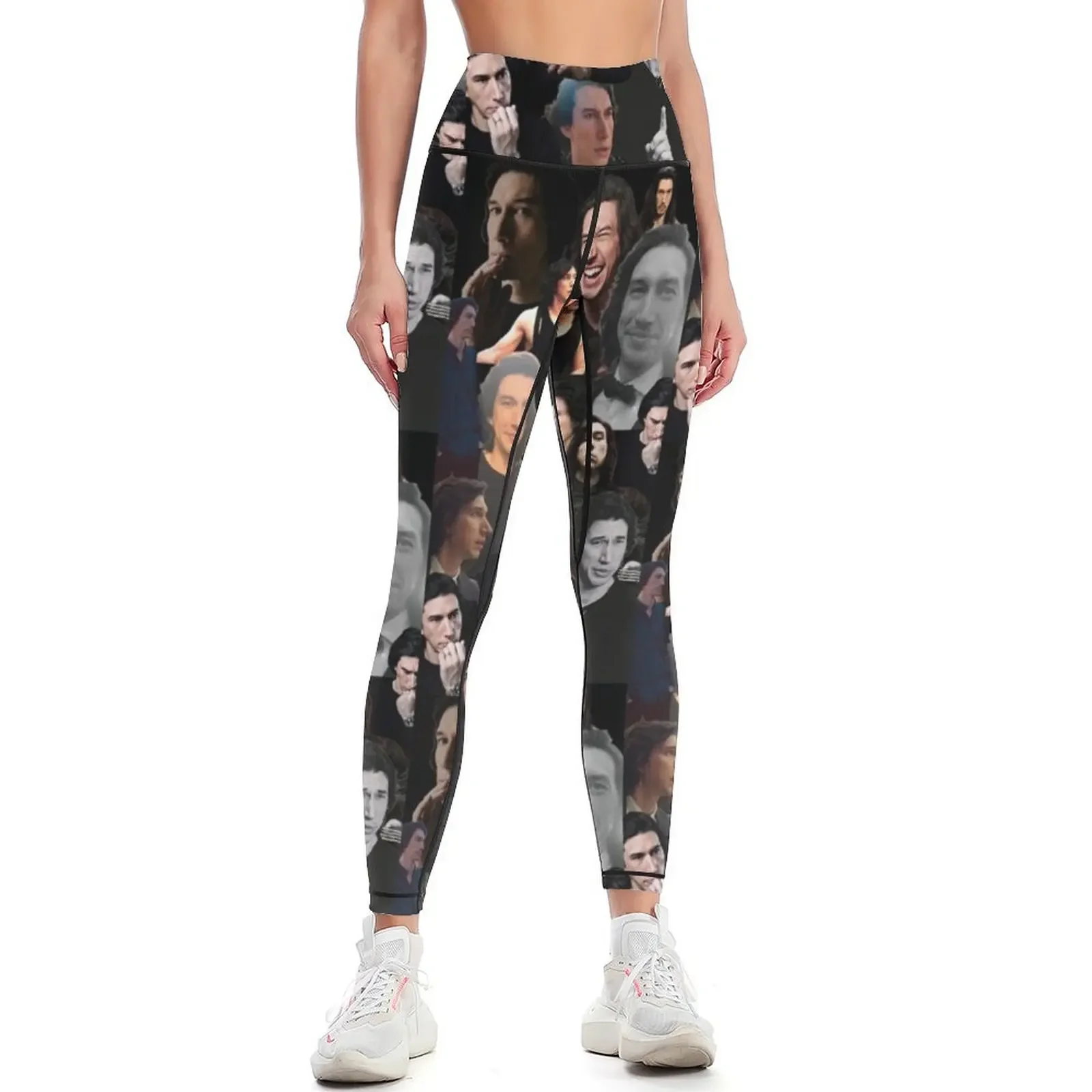 

Adam Driver Photo Collage Leggings Women's fitness Sportswear woman gym Womens Leggings