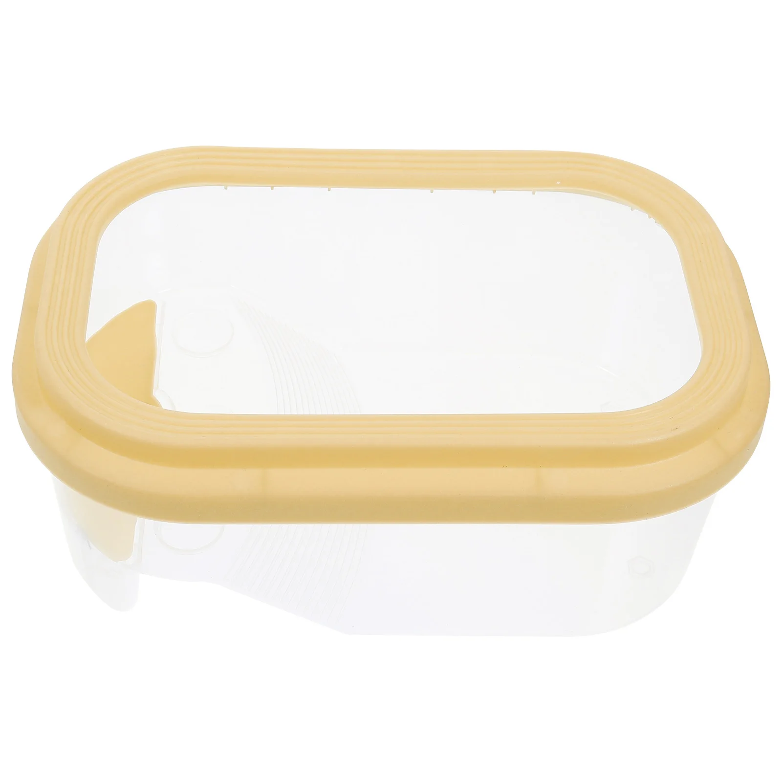 

1pc Plastic Terrarium With Ramp Feeding Trough Swimming Area Leak Water Layer Turtle Habitat Case For Indoor Tortoise Tank