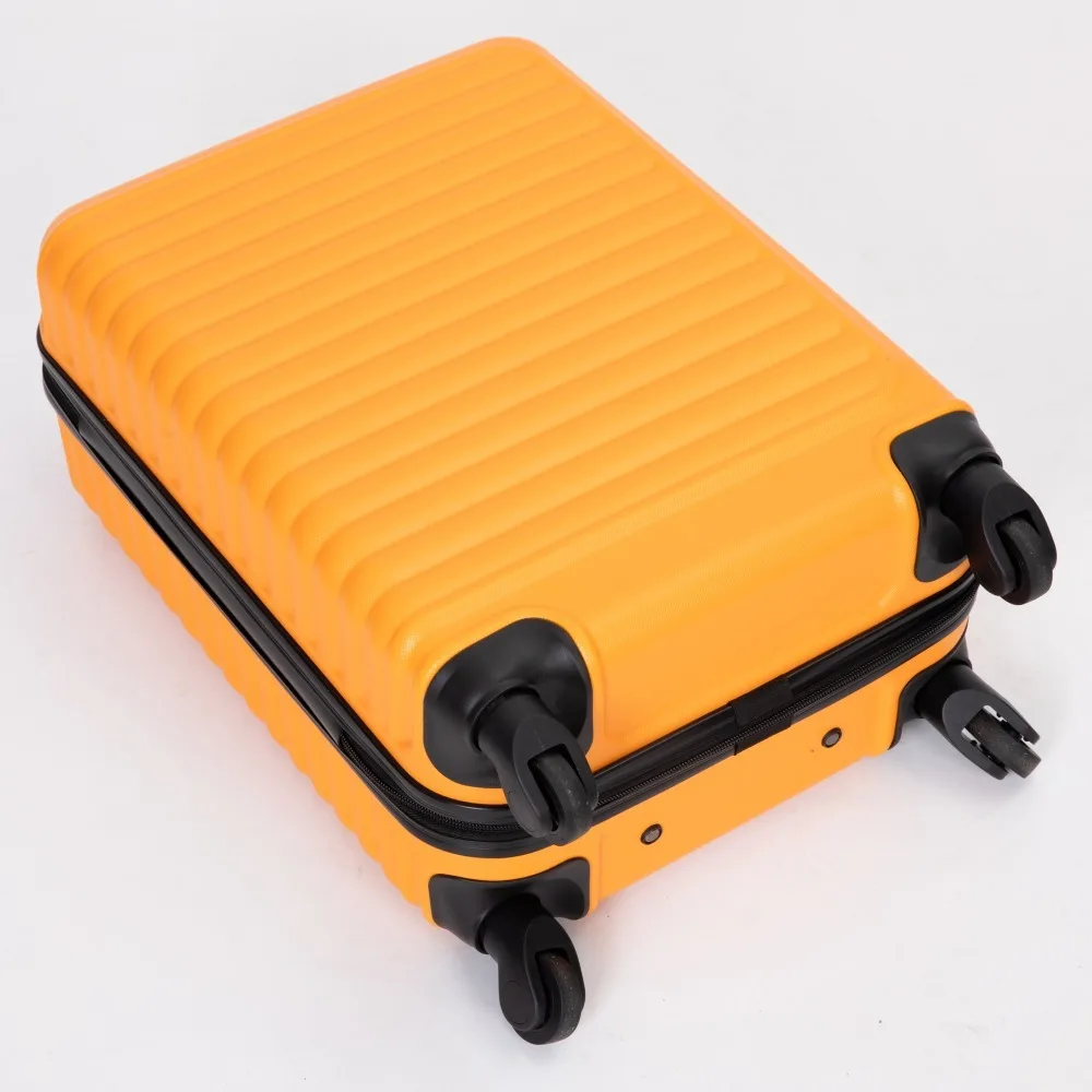 

20" Carry on Luggage Lightweight Suitcase Spinner Wheels Orange