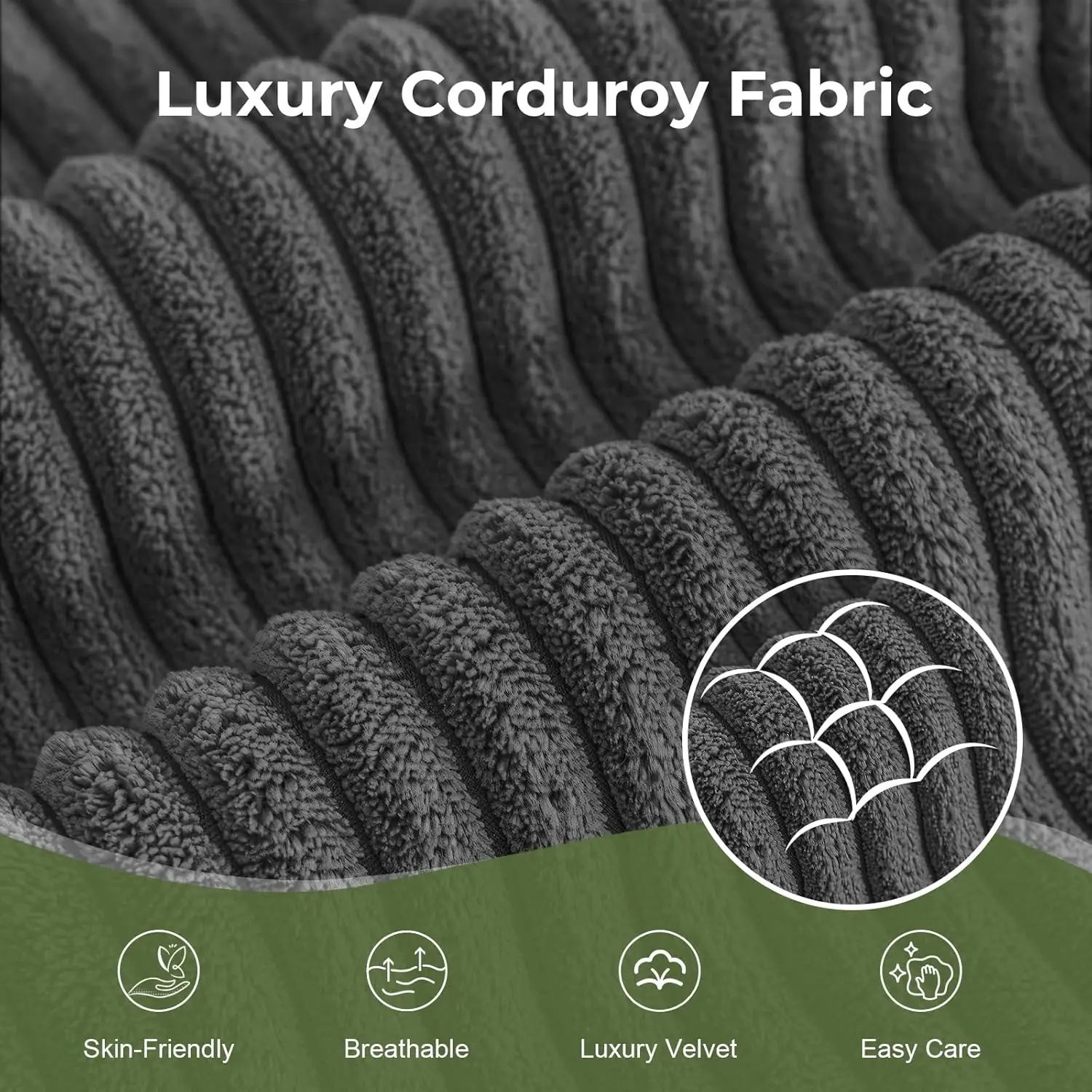 106”Cloud Modular Sectional Sofa, L Shaped Couch With Double Lounge Chaise & Deep Seat, No Assembly Required, Comfy Modern