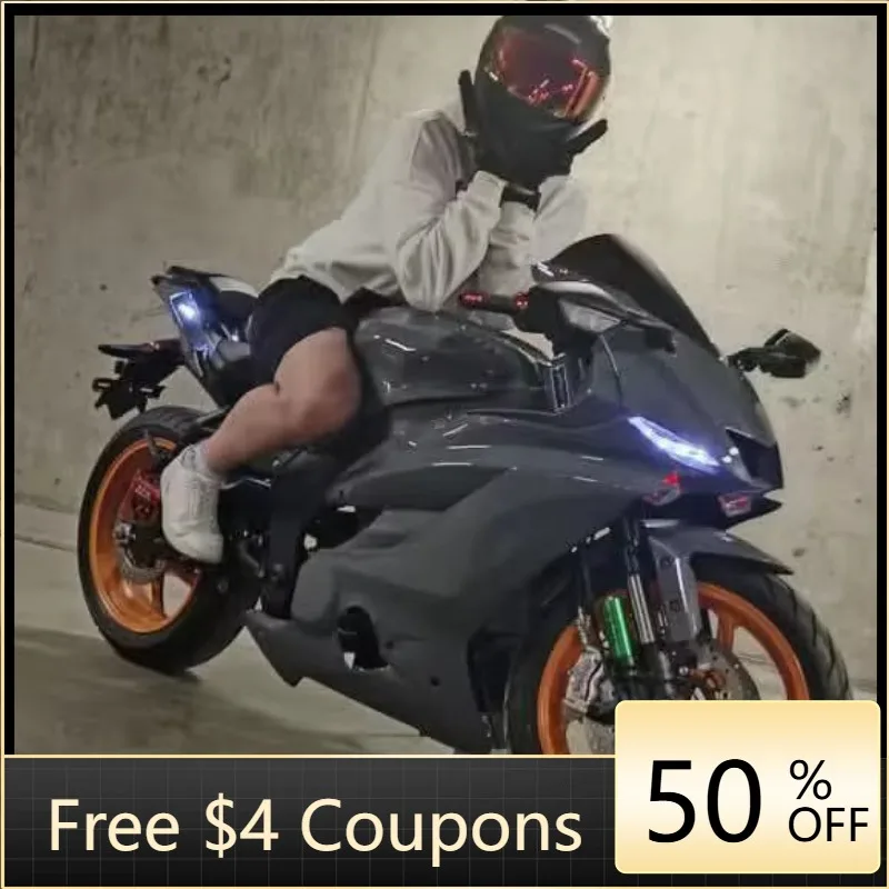 Rs Super Power 30KW R6 150Ah 200km/h Adult High Speed Electric Racing Motorcycle with 96v Lithium Battery Water Cooling Controll