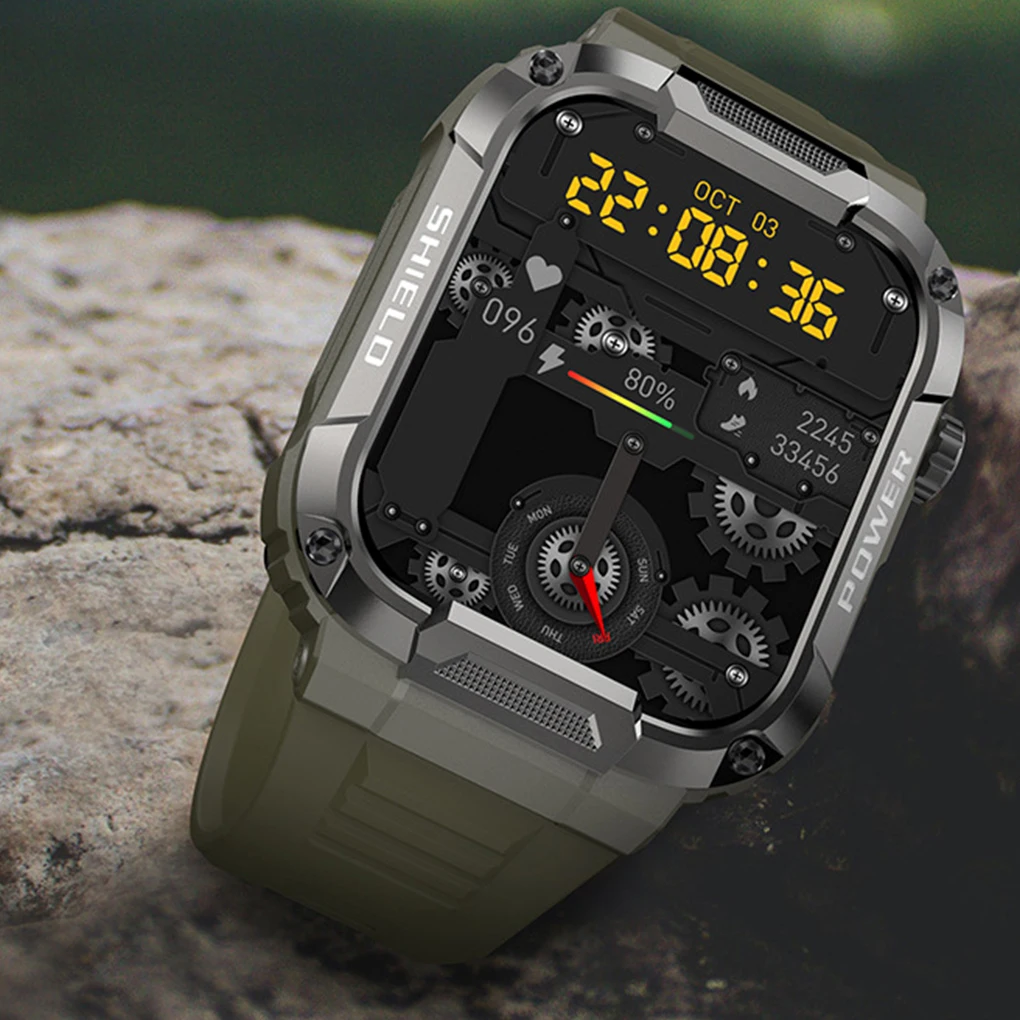 Non-toxic And Odorless Smart Watch For Men Impact-resistant And 30 Days Standby IP65 Waterproof