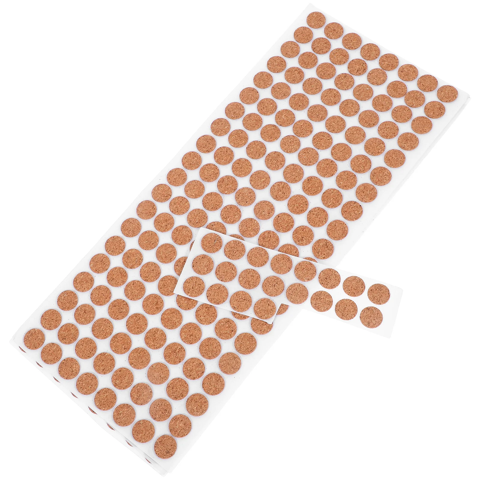 

500pcs Soft Cork Anti-Slip Pads Self Adhesive Furniture Protectors Heat Resistant Cabinet Door Bumpers Chair Leg Coasters For