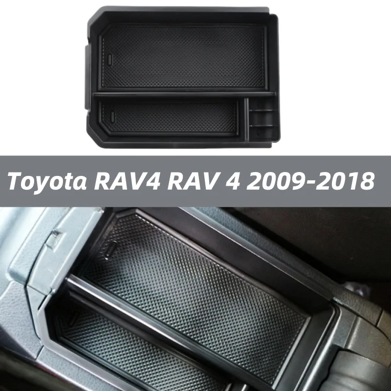 

Car Armrest Storage Box Glove Tray Storage Box For Toyota RAV4 Rav 4 2009-2018 Stowing Glove Case Tray Container Accessories