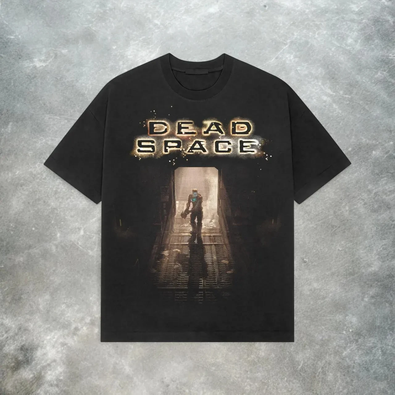 Camiseta de verano Dead Space para hombre, camiseta informal de manga corta con gráfico de Isaac Clarke Space Horror Necromorph, ropa de calle informal para videojuegos, Top holgado