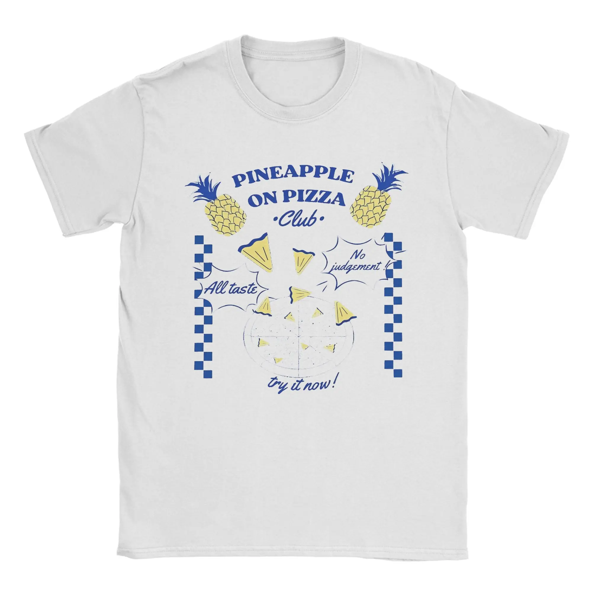 

Хлопковая футболка Pineapple Belongs on Pizza Lover для мужчин, пляжная футболка с ананасом для пиццы, уличная одежда, футболки с круглым вырезом