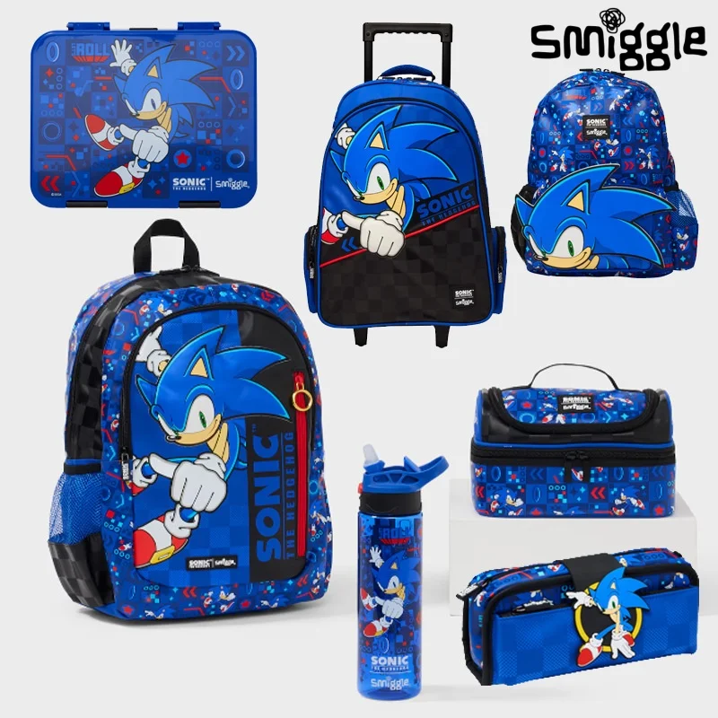 Australian Smiggle Children's Backpack Large Cartoon Double Shoulder Stress Relief Bag Large Capacity Backpack