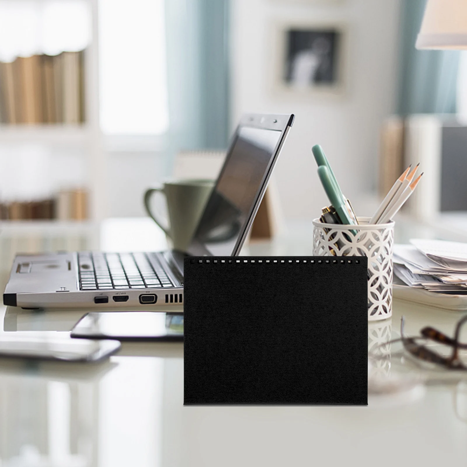 12 Buah Alas Kalender Meja Kosong Kertas Iridescent Perlengkapan Pembuatan DIY Rak Desktop Serbaguna Untuk Dekorasi Proyek Kerajinan