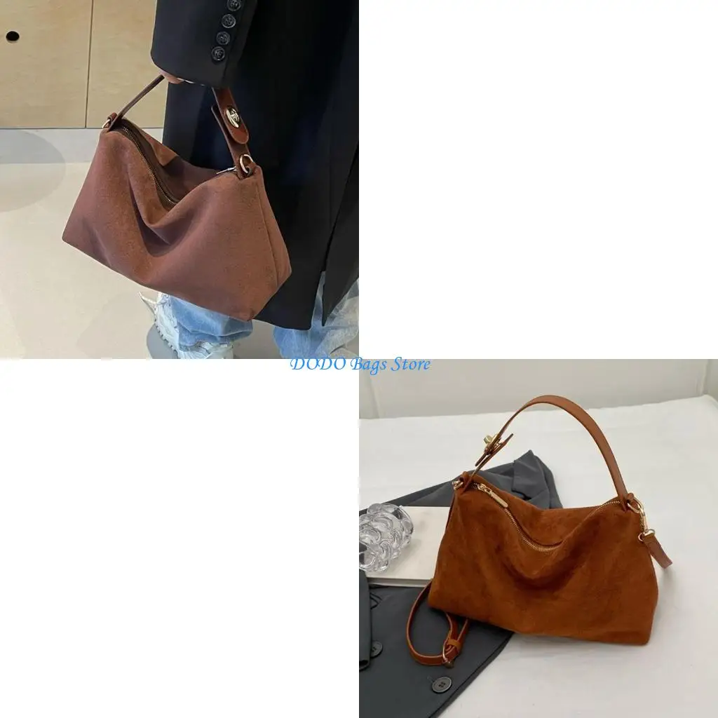 

Autumn Top Handle Bag Large Capacity Shoulder Crossbody Purse Pillow Handbag