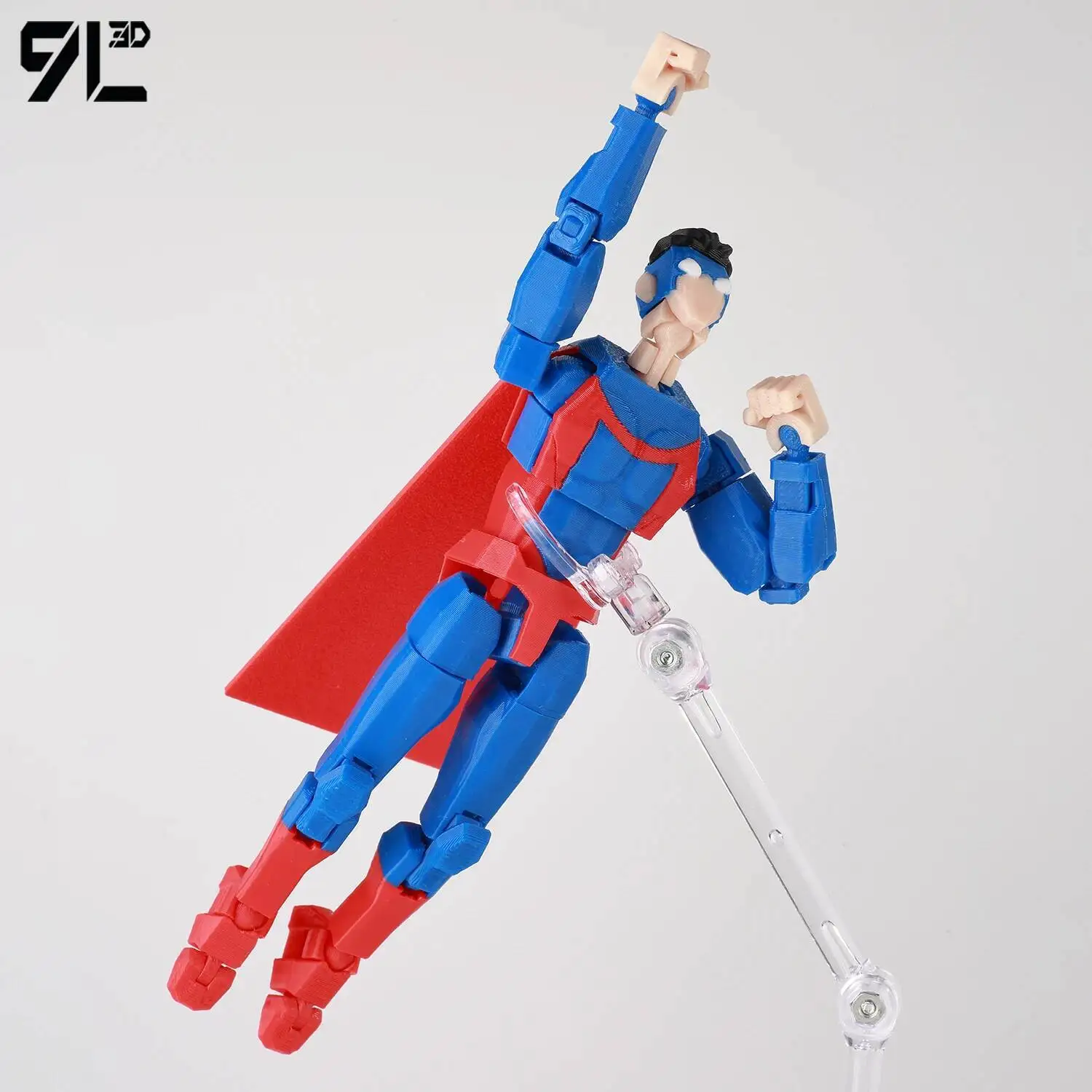 9L3D مطبوعة لا يقهر الصبي SuperMark أنيمي متعدد المفاصل المنقولة Shapeshift اللعب عمل أرقام المعرضة نموذج الحلي الهدايا