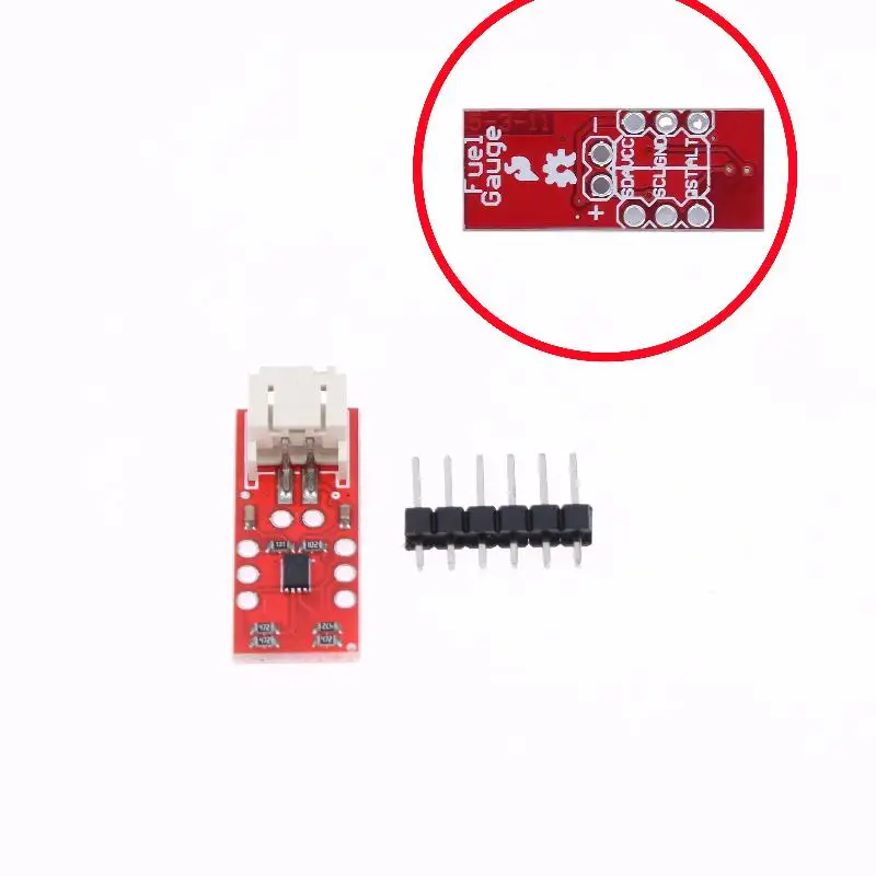 Picture 4: 1 Set DIY Accessories Lithium Battery Power Detection Alarm Module With A/D Conversion And I2C Interface MAX17043 For Arduino