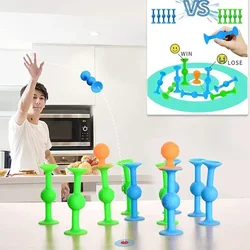 7/12pcs Suction Cup Darts Toys Silicone Sucker Darts Fingertip Toy for Family Games Party Favors Kid Birthday Christmas Gifts