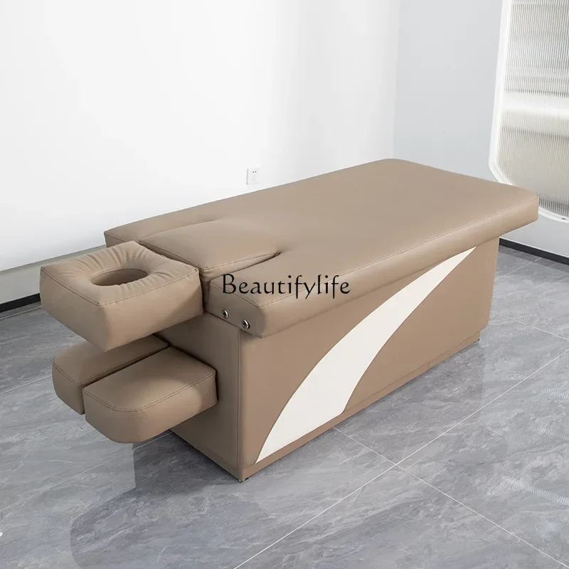 09.Massage bed Massage bed Electric lifting solid wood  beauty bed
