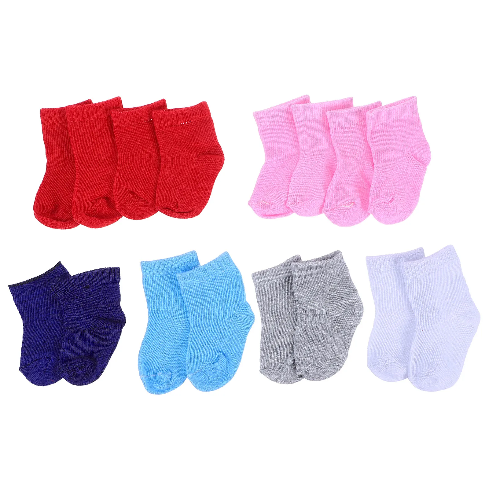 

8Pairs Small Socks for Decorative Mini Socks Set Ideal for DIY Craft Photo Props Play House Accessories Accessories