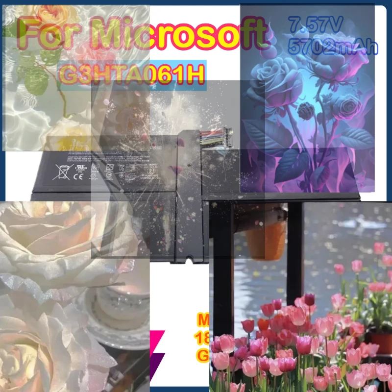 

G3HTA061H 7.57V 5702mAh 43.2WH Tablet Laptop Battery For Microsoft Surface Pro 7 1866 DYNM03