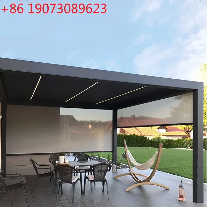 

Outdoor Gazebo Customized Automatic Aluminum Gazebo Shed